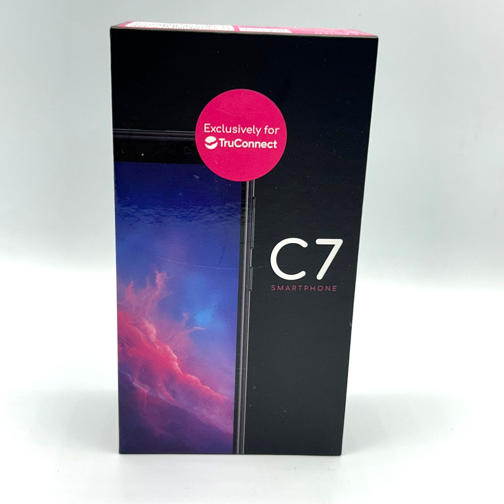 Cloud Mobile Stratus C7 - Black - 16GB (Truconnect) - Mint Condition Smartphone
